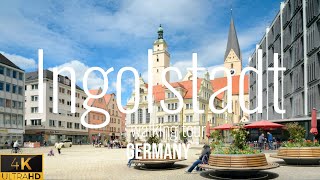 Ingolstadt Germany 🇩🇪 Walking Tour 2023  4K 60fps HDR [upl. by Alekin]