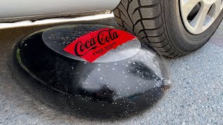 COCA COLA ZERO BALLOON VS CAR Coca Cola Zero PowerAde Fanta Sprite Fruko and Mentos Underground [upl. by Jamie585]