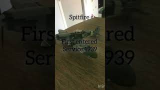 When planes entered service spitfire music ww2 militarymusic cobi plane shorts [upl. by Kursh]