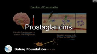 Prostaglandins Biology Lecture  Sabaqpk [upl. by Nnawtna]