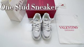 VALENTINO GARAVANI One Stud Sneaker Review [upl. by Anehs]