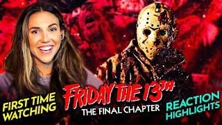 Coby killing it in FRIDAY THE 13TH THE FINAL CHAPTER 1984 Movie Reaction FIRST TIME WATCHING [upl. by Rekyr]