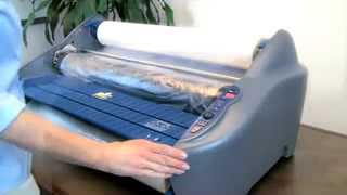 GBC Pinnacle 27 EZload Roll Laminator  How to Load [upl. by Deron364]