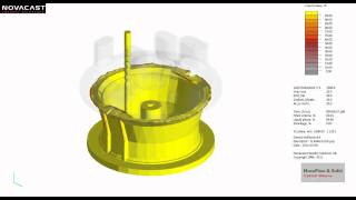 NovaCast  Metal casting simulation of a large steel casting using NovaFlowampSolid CV [upl. by Anaujit]