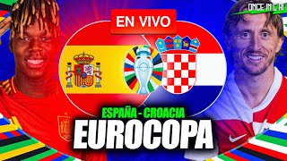 ASÍ FUE LA VICTORIA DE ESPAÑA SOBRE CROACIA en la EURO 2024 ¡GOLEADA [upl. by Schnorr938]