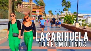 LA CARIHUELA 🇪🇸 TORREMOLINOS Costa del Sol Málaga Spain 4K January [upl. by Leavelle]