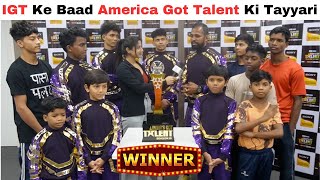 IGT 10 Winner Suresh And Team Won Indias Got Talent Trophy Abhujamarh [upl. by Ihsakat]