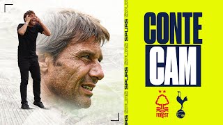 Antonio Contes reactions to Premier League BATTLE  CONTE CAM  Nottingham Forest 02 Spurs [upl. by Ssor]