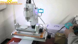 ChinaCNCzone HY3040 Mini 5 Axis CNC Machine ReviewDSP Test [upl. by Euqinobe]