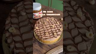 The World’s Best No Bake Nutella Cheesecake recipe My bakery’s bestseller shorts [upl. by Assenat]