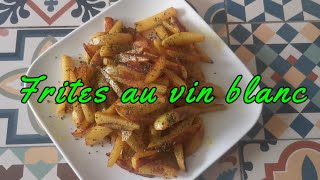 Ma recette de frites au vin blanc My recipe for white wine fries [upl. by Narbig]