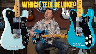 Which Telecaster Deluxe Vintera Roadworn or American Professional II models [upl. by Elizabeth36]