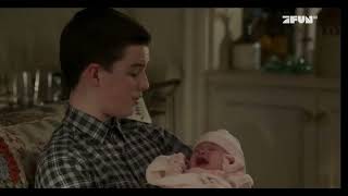 Sheldon beruight Mandys Baby Young Sheldon S06 E15 deutsch [upl. by Anrev]