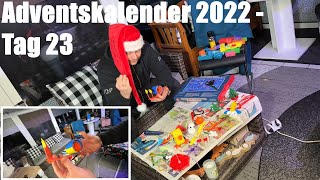 Adventskalender öffnen amp basteln Tag 2324 Bastelkalender mit 24 kunsthandwerklichen Bastelarbeiten [upl. by Neenad415]