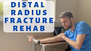 Distal Radius Fracture Therapy Exercises [upl. by Mcdermott]