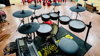 Alesis Strike Pro kit  Rm 12k 😱  unboxing amp setup  Wesley Methodist School [upl. by Lulu]