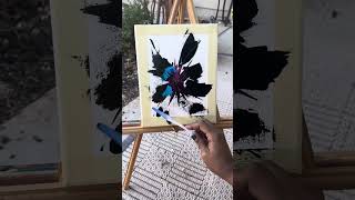 A little ASMR Abstract Art outside  Don’t mind my singing [upl. by Ahsile377]