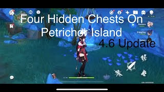 Four Hidden Chests Petrichor Island  Genshin Impact 46 Update Nostoi Region [upl. by Aleyam]