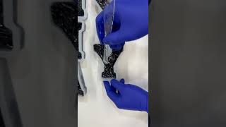 satisfying DIY Epoxy Resin Carbon Fiber Art with POURLA epoxy epoxyresin epoxyart epoxyresinart [upl. by Lehctim289]