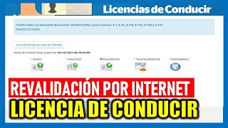 REVALIDACIÓN DE LICENCIA DE CONDUCIR 2023 TUTORIAL PASO A PASO [upl. by Abrahams]