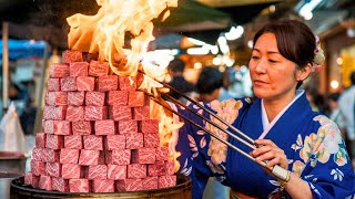 Most UNIQUE Street Food In Japan [upl. by Nerual637]