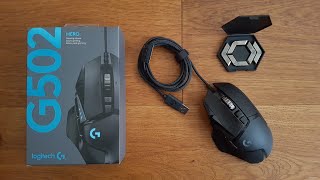 Logitech G502 Hero BEST GAMING MOUSE EVER Unboxing and Complete Setup [upl. by Ttenrag878]