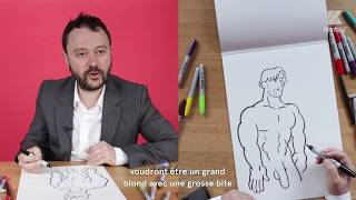 PapierCrayon  Linterview en dessin de Riad Sattouf [upl. by Novia]