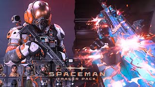 Spaceman Tracer Pack Bundle Full Showcase  Modern Warfare 3 amp Warzone [upl. by Eimmaj]