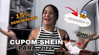 NOVO CUPOM DA SHEIN PARA USAR ATÉ 2024 [upl. by Jaylene864]