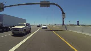 I10 East Papago Freeway Goodyear Avondale Phoenix to Tempe Arizona on Loop 202 GP055855 [upl. by Alamat346]