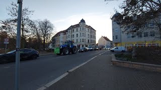 BAUERNPROTESTE IN EILENBURG 2O24 [upl. by Zednanreh731]