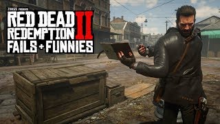 Red Dead Redemption 2  Fails amp Funnies 11 Random amp Funny Moments [upl. by Ecirtra]