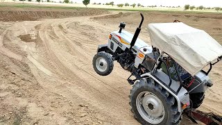 Eicher 380 Fully Loaded Trolley  Farmtrac 6055 and Mahindra 575  2 Jcb Machine Working [upl. by Channing]