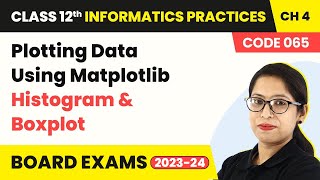 Class 12 Informatics Practices Ch 4  Plotting Data Using Matplotlib Histogram amp Boxplot 202223 [upl. by Katey]