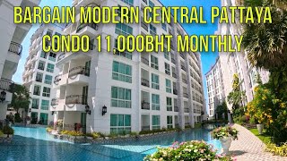 BARGAIN MODERN CENTRAL PATTAYA CONDO OLYMPUS CITY GARDEN 11000BHT MONTHLY Details In Description [upl. by Retha]