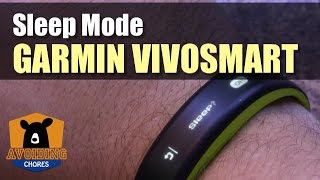 Garmin Vivosmart  How to Use Sleep Mode [upl. by Ecirtaeb]