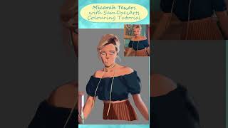 Micarah Tewers  SamDoesArts Colour Tutorial art digitalart fanart [upl. by Nivlem271]