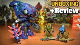 Unboxing amp Review  Covenant Goblin  Halo Mega construx [upl. by Eislel]