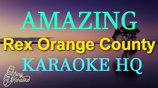 AMAZING  REX ORANGE COUNTY KARAOKE HQ [upl. by Floyd108]