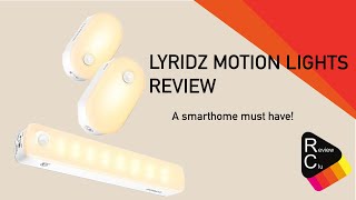 Lyridz Motion Lights review  Closet light and night light review [upl. by Hufnagel]