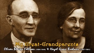 Genealogy  My GreatGrandparents  Oliver Fellows amp Hazel Brehmer Circleville Ohio HD [upl. by Relyk801]