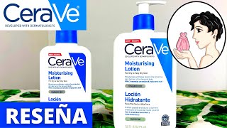 🌊¿La MEJOR CREMA HIDRATANTE para la CARA😱CERAVE Moisturising Lotion Loción Hidratante [upl. by Siroled]