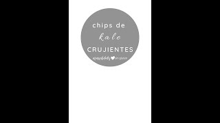 CHIPS DE KALE  shorts [upl. by Stovall]