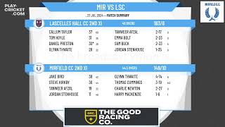 Mirfield CC 2nd XI v Lascelles Hall CC 2nd XI [upl. by Harak]