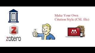 Tutorial 6 ZoteroMendeleyPapers Make your Own Citation Style editorcitationstylesorg [upl. by Llarret]