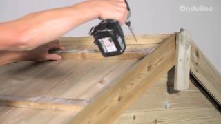 Made by me How to install Onduline roofing step by step [upl. by West]