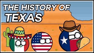 How Texas Went From Mexico To America  Texas Revolution In Country Balls ft Viddys Vids [upl. by Dita]