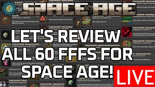 Lets Review ALL 60 FFFs In Preparation For Factorio Space Age [upl. by Maddy392]