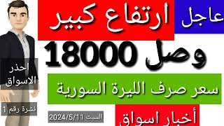 سعر الدولار في سوريا اليوم السبت سعر الذهب في سوريا وسعر صرف الليرة السورية [upl. by Nogras]