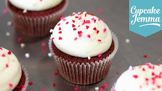 Perfect Red Velvet Cupcake Recipe  Cupcake Jemma [upl. by Ataeb864]